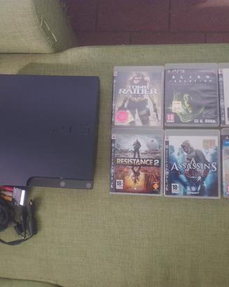 PS3 con giochi 