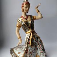 Porcellana Danzatrice Orientale Mario Alparone h31