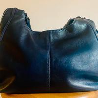 Borsetta a secchiello in vera pelle