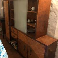 Mobili decò in radica di noce