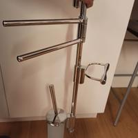 Accessori bagno acciao cromato