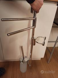 Accessori bagno acciao cromato