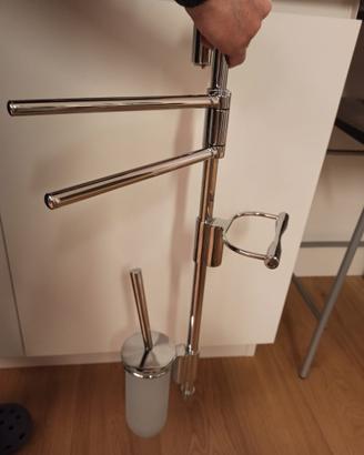 Accessori bagno acciao cromato