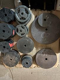 Set pesi in ghiasa + accessori vari