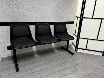 Set 3 Sedie da sala d'attesa