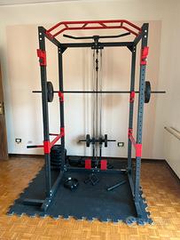 Rack con stazione cavi