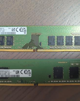  RAM  Samsung DDR4 16GB (2x8GB) 3200MHz