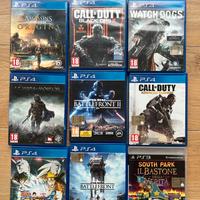 VIDEOGIOCHI PS4 e PS3, south park, naruto, cod