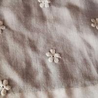 Coppia tendine lino francese 75x95 ricamate a mano