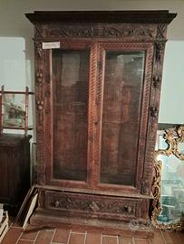 Mobili antichi libreria vetrina  IN OFERTA