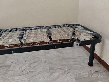 rete letto singolo + materasso
