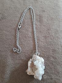 Collana ciondolo  pietra dura