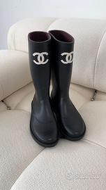Stivali chanel gomma donna