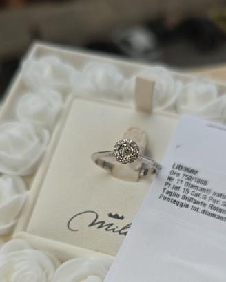 Anello oro e diamanti