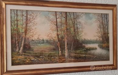 quadro un bosco - Autore Luca de Stefano