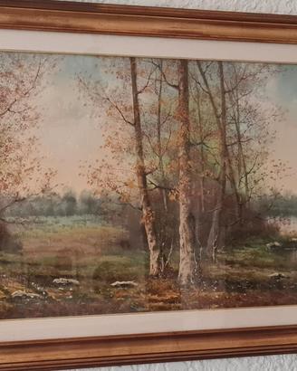 quadro un bosco - Autore Luca de Stefano