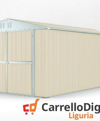Box garage auto in Acciaio 327x611cm 19mq avorio