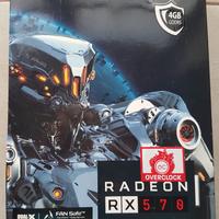 Scatola con accessori AMD RX 570