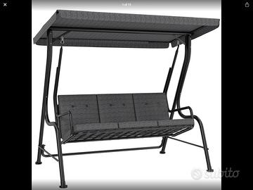 Dondolo da giardino per 3 persone