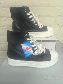 Sneakers alte nere stile platform n. 37 nuove