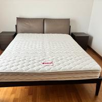 Letto matrimoniale con testiera removibile ZANETTE