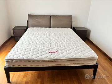 Letto matrimoniale con testiera removibile ZANETTE