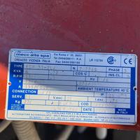 Generatore di corrente 60kw con centralina ats