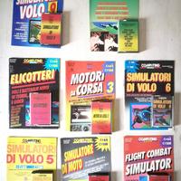 Cassette per commodore 64 128 simulatori volo