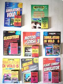 Cassette per commodore 64 128 simulatori volo