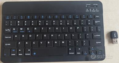 Mini Tastiera WIRELESS Keyboard con ricevitore