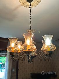 Lampadario vintage anni 60