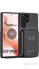 Powerbank Cover per Samsung S22 Ultra 