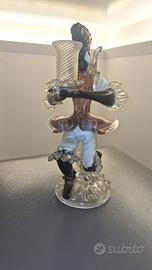 moro veneziano candeloere in vetro di murano 