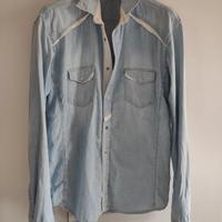 ABSOLUTE JOY Camicia in Jeans Chiaro