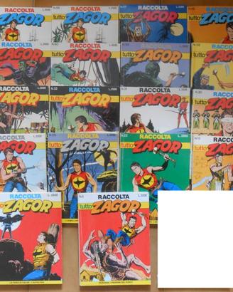 STOCK 17 fumetti TUTTO ZAGOR RACCOLTA – vedi lista