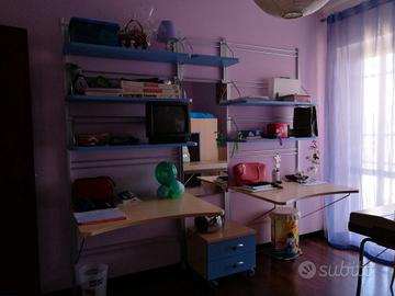 Cameretta Moretti, due letti ad angolo