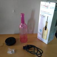 V-TAC Lampadario pendente vetro forma bottiglia