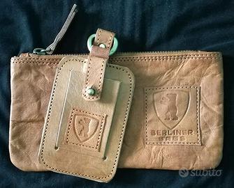 Portachivi + astuccio + accessorio ( tutta pelle )