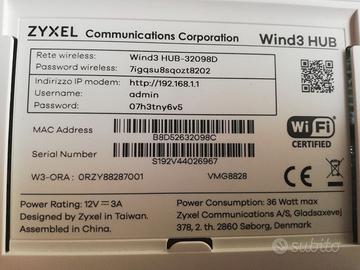modem wifi WIND 3 modello HOME&LIFE Hub