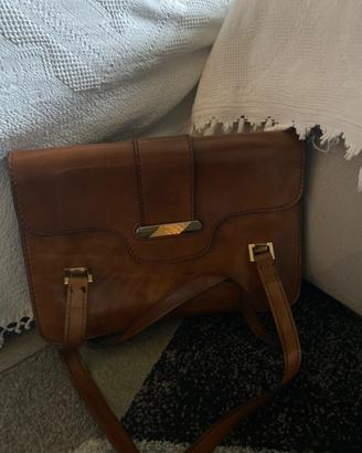 Borsa spalla vintage in pelle