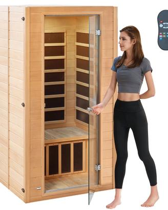 Sauna in Legno a Infrarossi Lontani Sauna da Casa