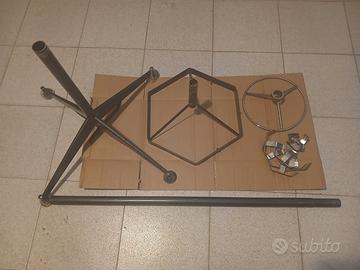 Appendiabiti in metallo da ingresso vintage