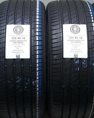 4 GOMME 225 40 18 KUMHO A75182