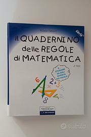 IL QUADERNINO DELLE REGOLE DI MATEMATICA – RARO