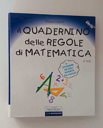 IL QUADERNINO DELLE REGOLE DI MATEMATICA – RARO
