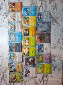 Lotto carte pokémon 