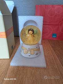 Palla di vetro angioletto nascita Thun NUOVO 