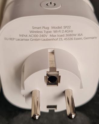 1 Presa Smart Wifi Teckin 16A controllo consumi