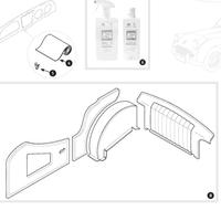 Triumph TR3 kit rivestimento interni