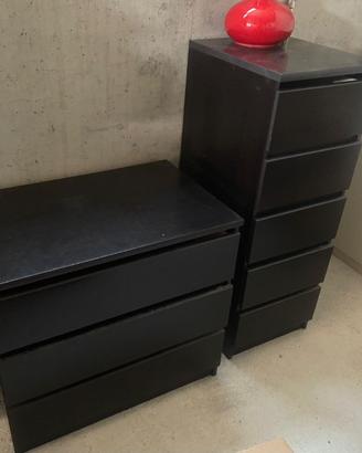Set cassettiere e comodini